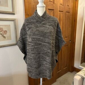 Banana Republic Taupe Poncho Sweater